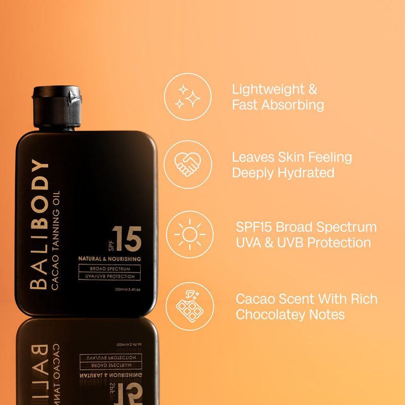Cacao Tanning Oil SPF15