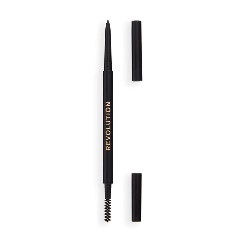 Revolution Precise Brow Pencil Auburn, wenkbrauwpotlood met ultrafijne punt en spoolie