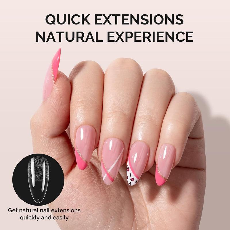 Full Cover Soft Gel Nail Tips Medium Almond 300pcs