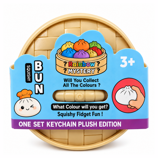 Verpakking van de Mystery Dumpling Squishy Plush