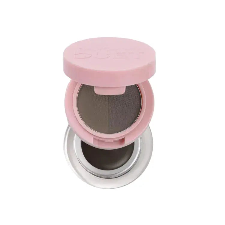 Beauty Creations Duet Brow Powder & Pomade Dark Brown, wenkbrauwpoeder en pomade in één