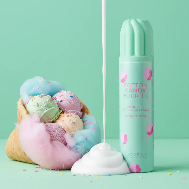 Biovene Cotton Candy Burrito Whipped Shower Foam