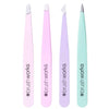 4 Piece Combination Tweezer Set Pastels