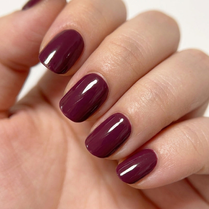 Nailo gellak stickers Burgundy Rouge, warme bordeaux