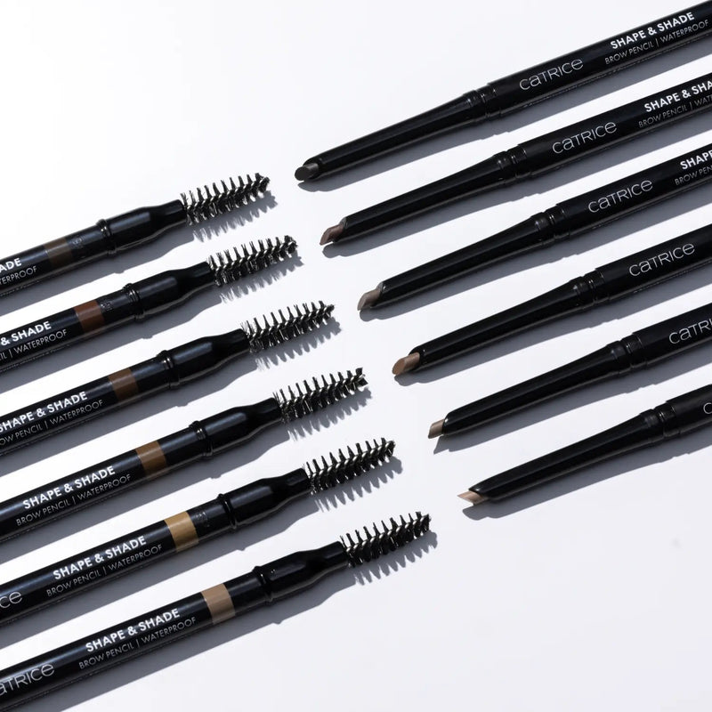 Catrice Shape & Shade Brow Pencil Waterproof 040 Cocoa Haze, wenkbrauwpotlood met spoolie, kleurenoverzicht