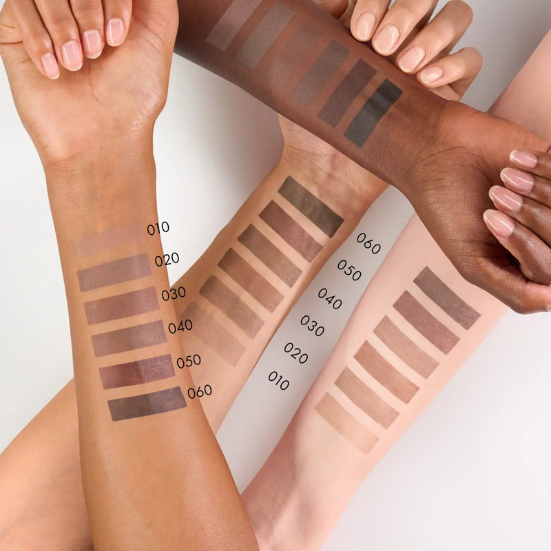 Catrice Shape & Shade Brow Pencil Waterproof 030 Toffee Touch, wenkbrauwpotlood met spoolie, kleurenoverzicht