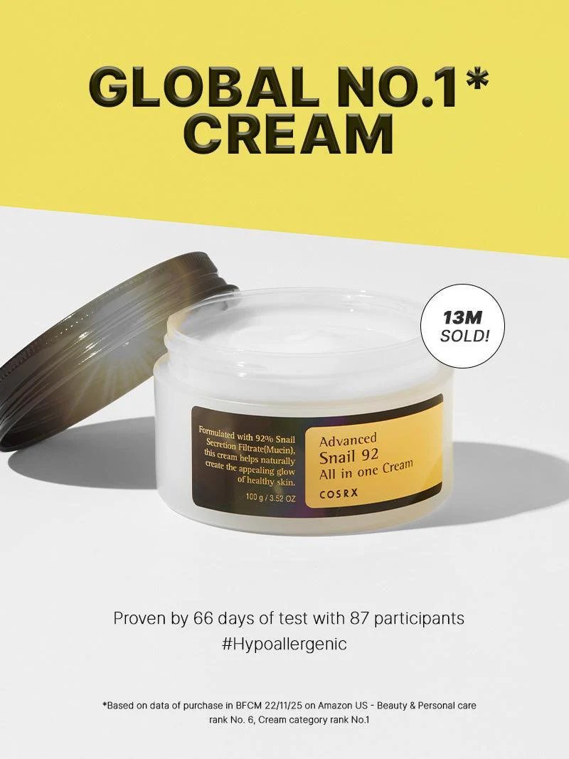 COSRX Advanced Snail 92 All In One Cream Tube 50 gr.