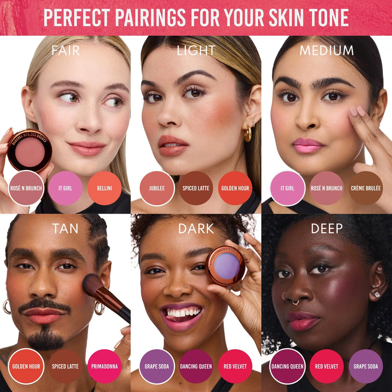 Danessa Myricks Beauty Yummy Skin Blurring Balm Powder Flushed Rose N Brunch