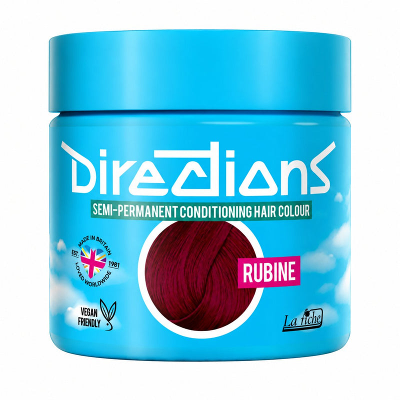 Directions Hair Color #rubine, semi-permanente haarverf in rood-paarse tint