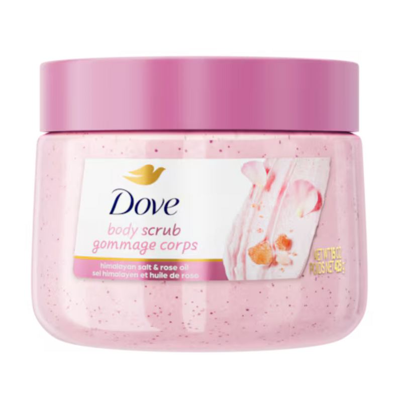 Dove Himalayan Salt & Rose Oil Exfoliating Body Scrub