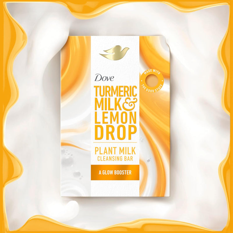 Dove Turmeric Milk & Lemon Drop Plant Milk Cleansing Bar