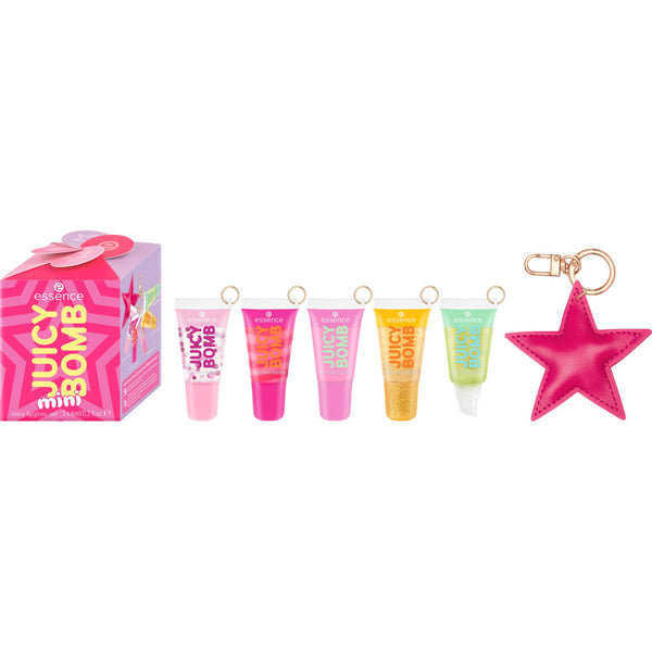 Essence Juicy Bomb Mini Shiny Lipgloss Set 01 Holiday Happiness