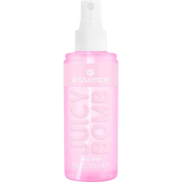 Essence Juicy Bomb Mood Boosting Drop Body Mist 111 Love Spell, een roze bodymist met bloemige geur