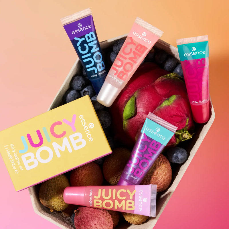 Essence Juicy Bomb Shiny Lipgloss Set 03