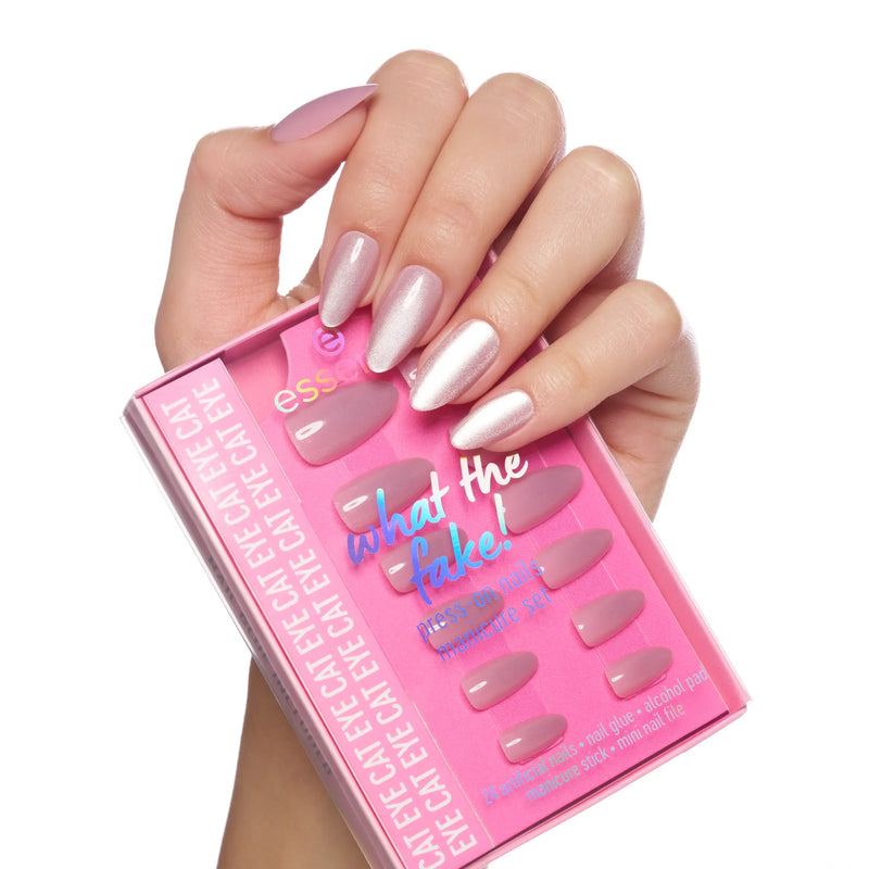 Essence What The Fake! Press-on Nails Manicure Set 02 Cat Eye