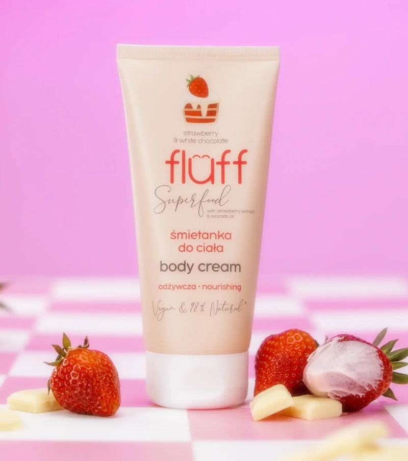 Fluff Body Cream Strawberry And White Chocolate