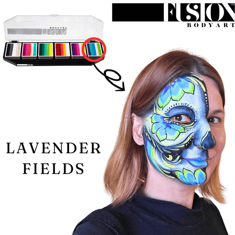Fusion Body Art Face Painting Palette Sugar Skull