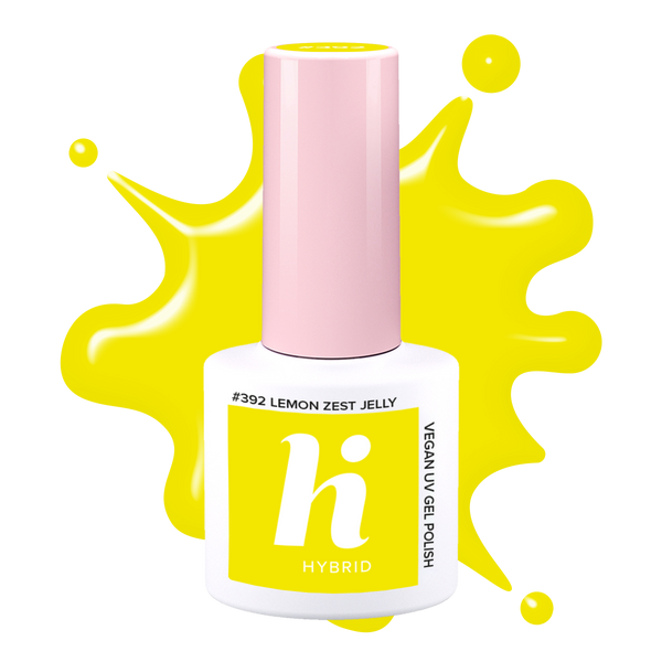 Hi Hybrid UV Gel Polish Jelly #392 Lemon Zest