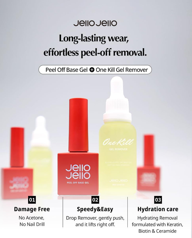 Jello Jello One Kill Remover + Peel Off Base Set