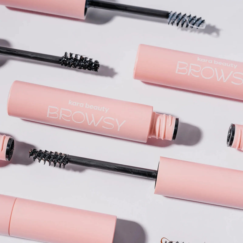 Kara Beauty Browsy Tinted Brow Gel Clear, getinte wenkbrauwgel voor definitie en hold