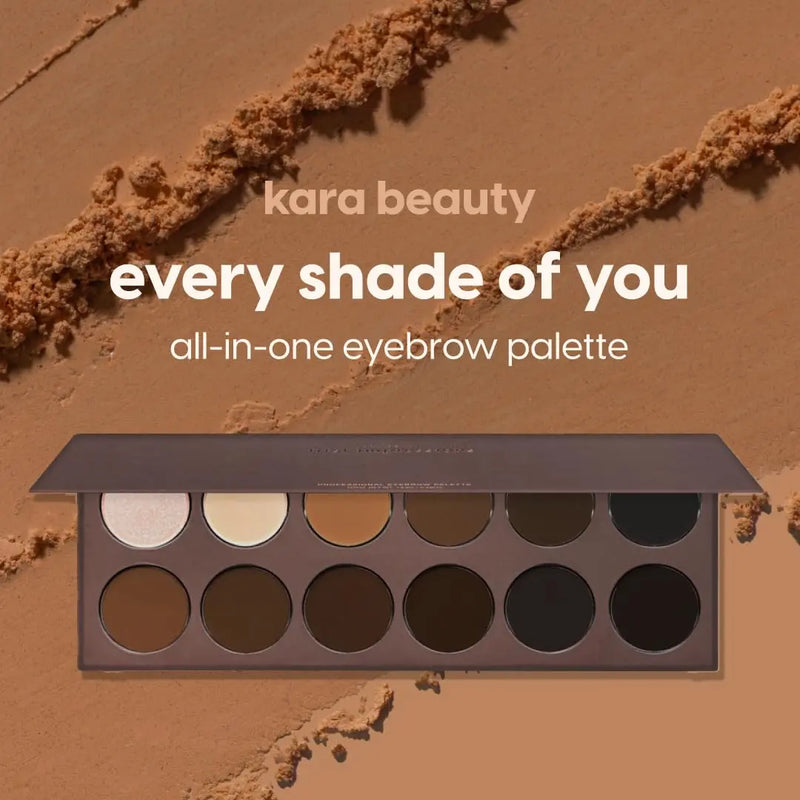 Kara Beauty Every Shade of You Gel & Powder Eyebrow Palette
