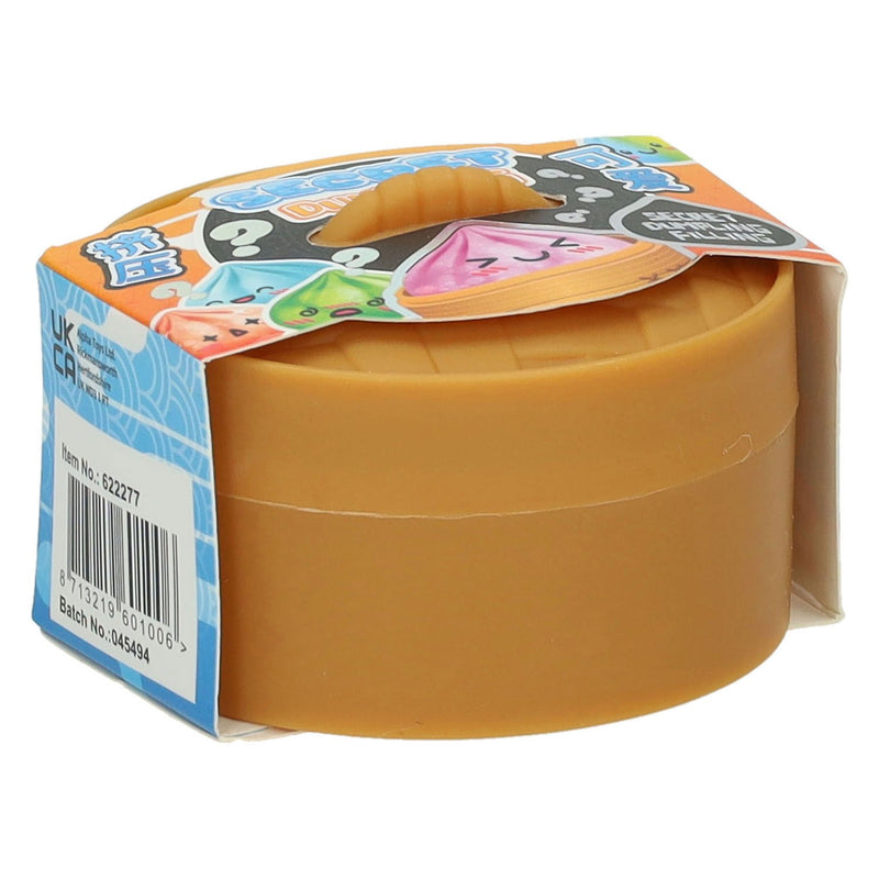 Squishy Kawaii Fidget Mystery Dumpling in Steam Basket, verrassings-stressbal, foto 2 van 2