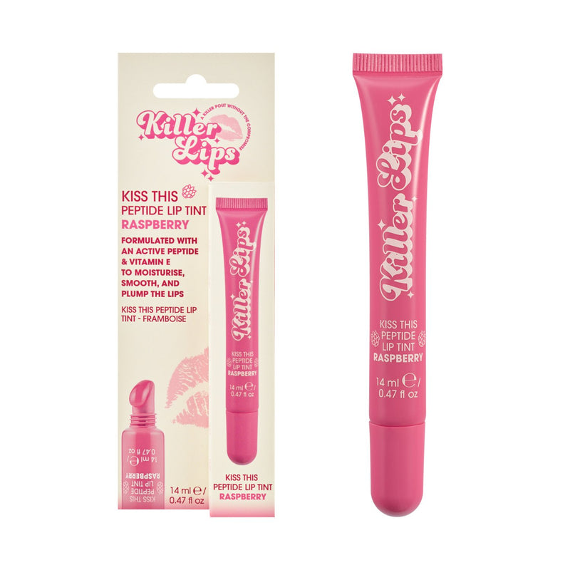 Killer Lips Kiss This Peptide Lip Tint Raspberry