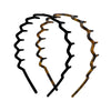 Black & Tort Zig zag Headbands 2pc