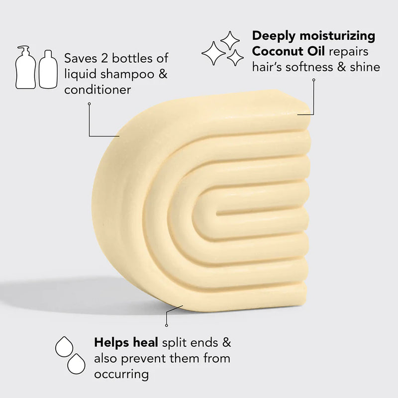 Kitsch Coconut Oil Deep Moisturizing Solid Conditioner Bar