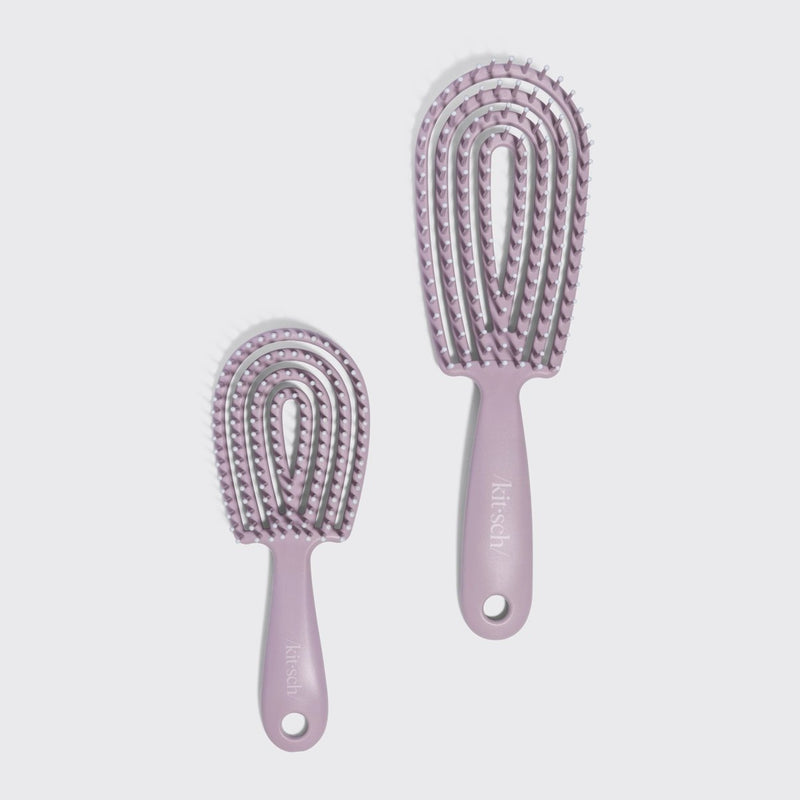 Kitsch Holiday Detangling Duo 2pc Set Soft Violet 3