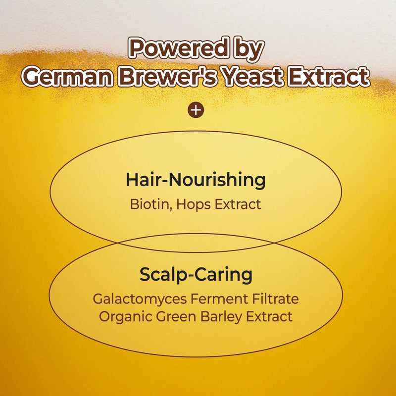 Kundal Beer Yeast Scalp Shampoo Herb Mint, shampoo met biergistextract voor gezonde hoofdhuid, foto 2 van 5