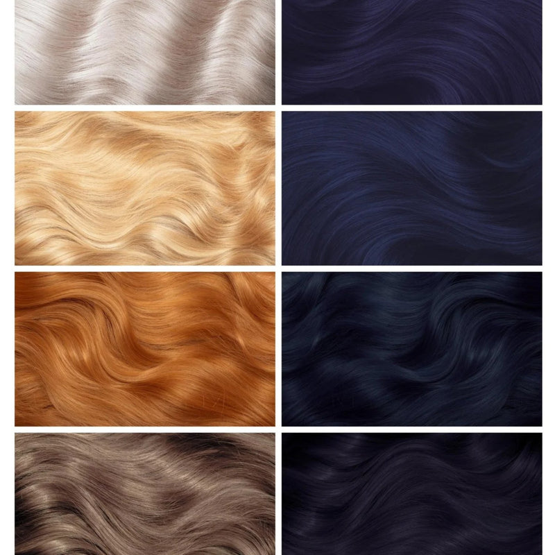 Lunar Tides Semi Permanent Hair Color Magic Shadow, blauwzwarte haarverf met glinsterende mica