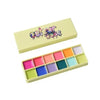 Color Case Cosmetic Paint Palette & Brush Set The Electrics