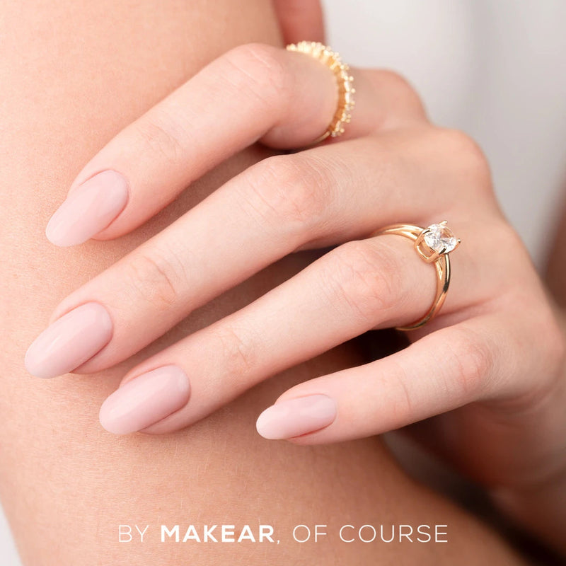 Makear UV Gel Polish 604, semi-transparante roze gellak