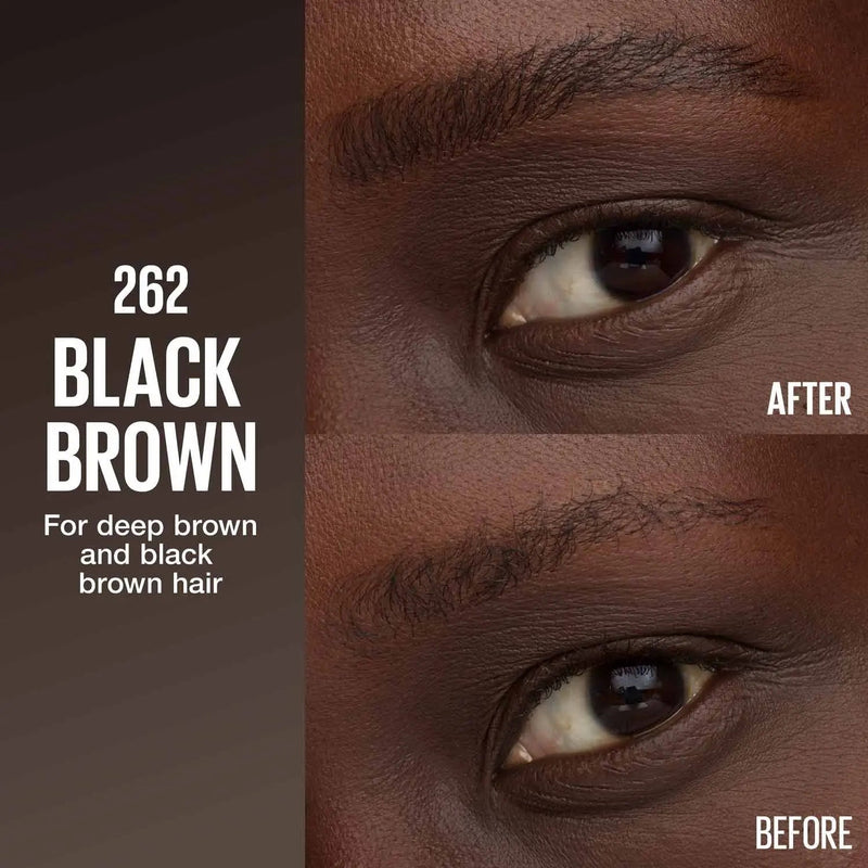 Maybelline Brow Insert 06 Black Brown wenkbrauwtool met pen en gel, foto 2 van 9
