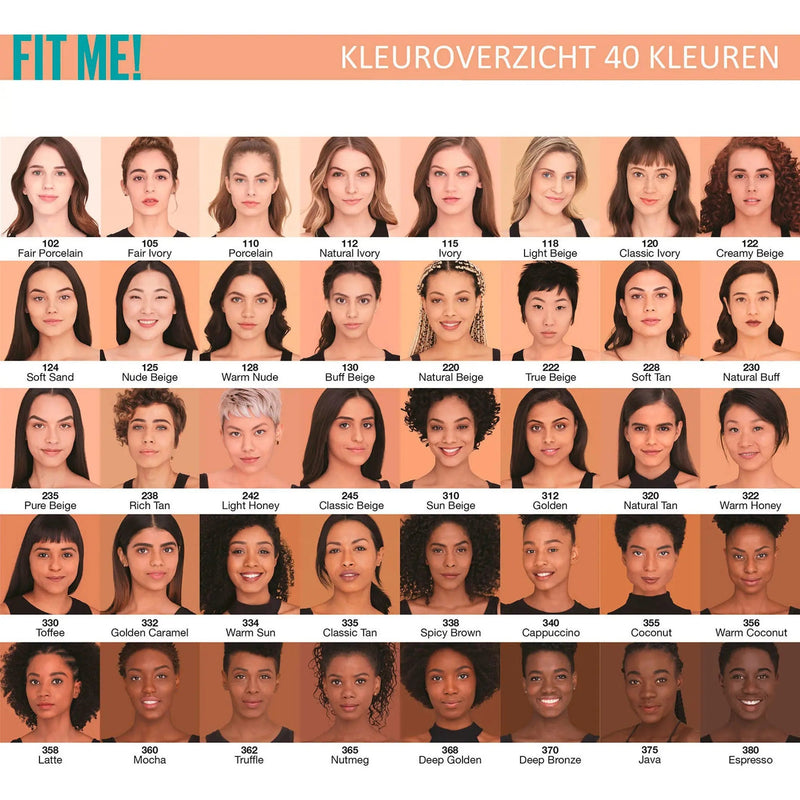 Maybelline Fit Me Matte and Poreless Foundation 105 Natural Ivory, vloeibare foundation, foto 4 van 5