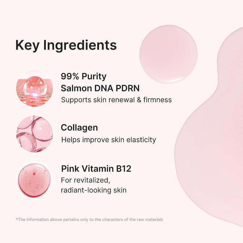 Medicube Pdrn Pink Vita Coating Mask, sheetmasker voor een stralende huid