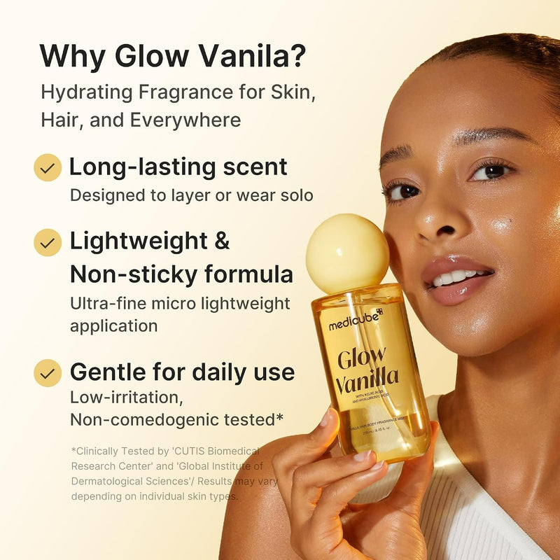Medicube Vanilla HAIR BODY Fragrance MIST, mist voor haar en lichaam met vanillegeur, foto 6 van 6