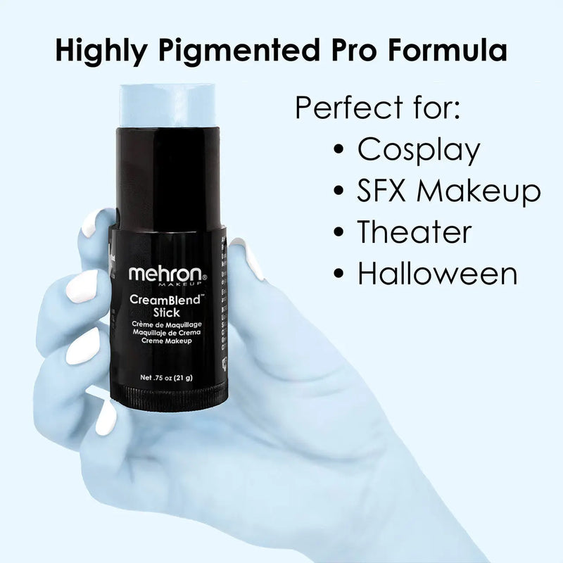 Mehron Makeup CreamBlend Stick Pastel Blue