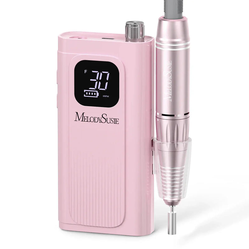 MelodySusie SC300F Clip-On Rechargeable Nail Drill 30.000RPM Pink