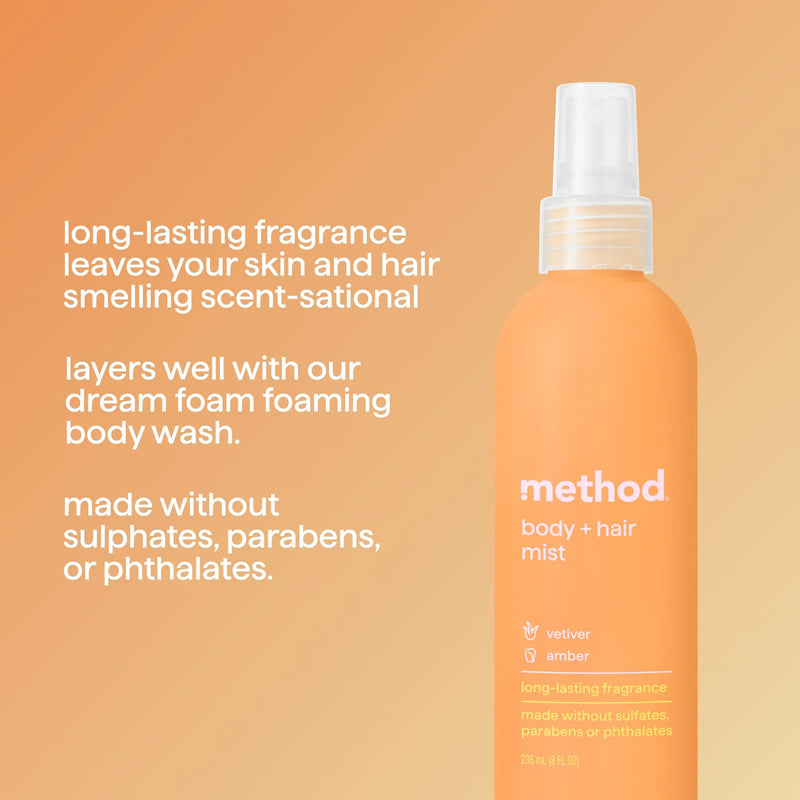 Method Body + Hair Mist Vetiver & Amber