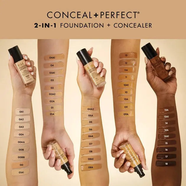 2-in-1 Foundation and Concealer 09A Natural Tan