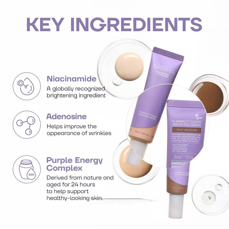Missha M Perfect Cover Serum B.B Cream Pro 41 Medium Tan