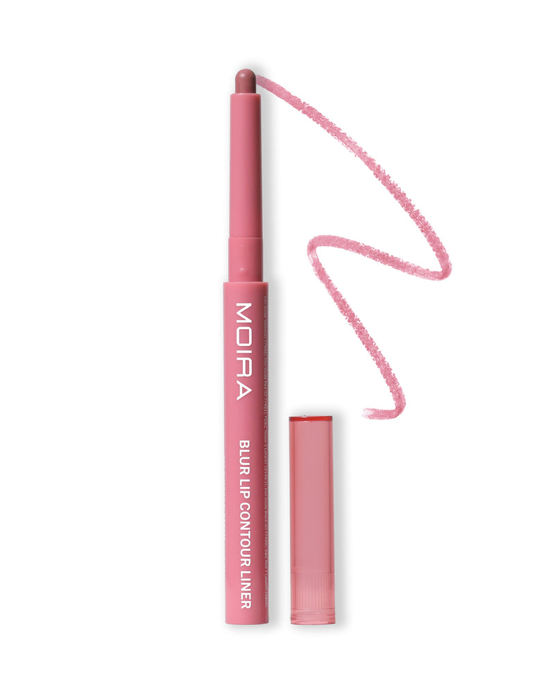 Moira Blur Lip Contour Liner 005 Cherry Blossom, romige lipliner voor zachte definitie