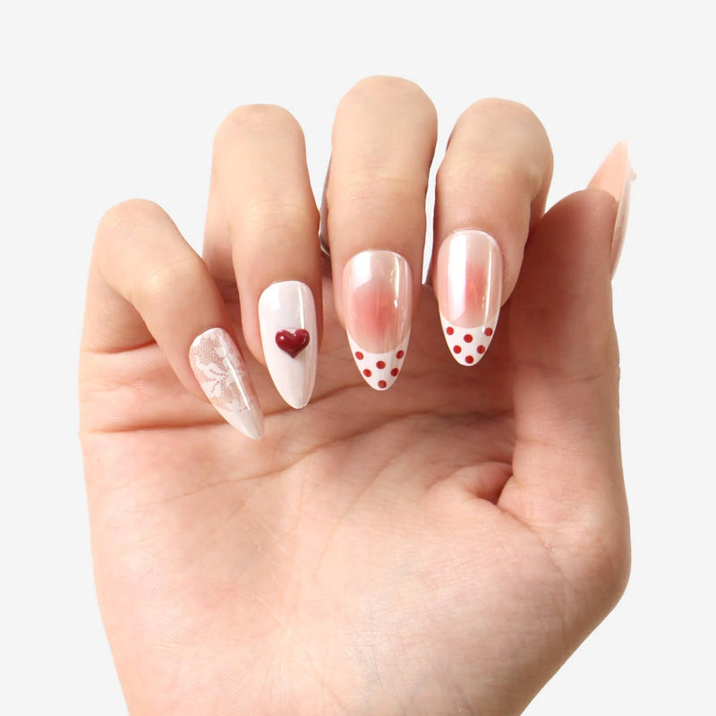 Never Have I Ever Press-On Nails Lover Girl