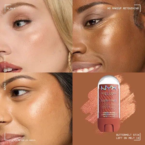 NYX Professional Makeup Buttermelt Highlighter Stix Left On Melt