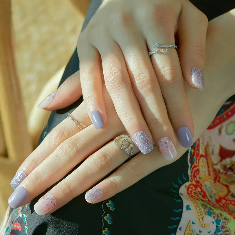 Ohora Semi Cured Gel Nail Strips N Afterglow