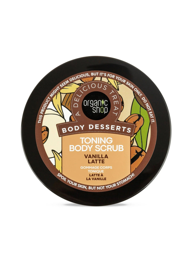 Organic Shop Body Desserts Toning Body Scrub Vanilla Latte