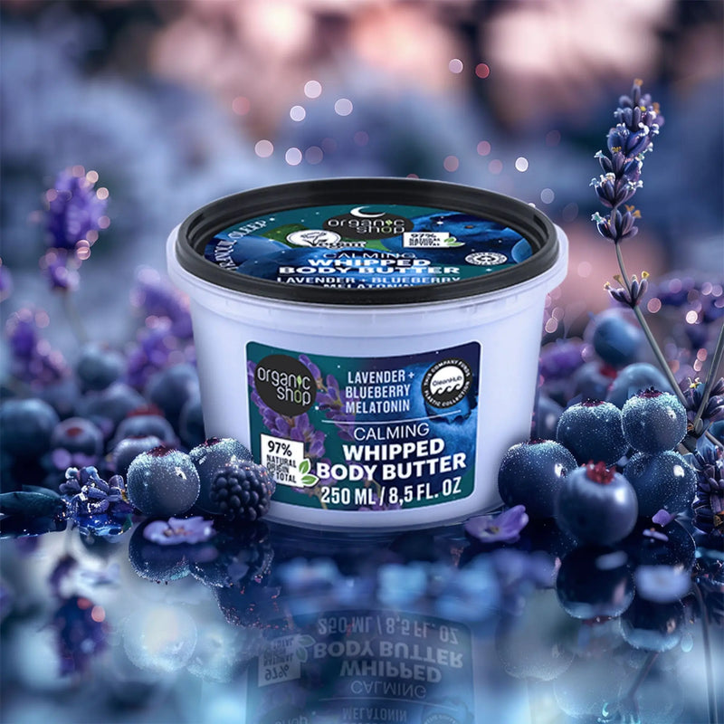 Organic Shop Sleeping Calming Whipped Body Butter For Tender Sleep