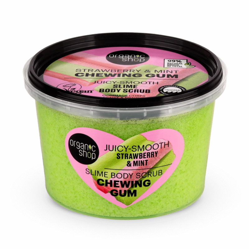 Organic Shop Slime Scrub Candy Chewing Gum
